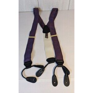 Trafalgar Purple Suspenders EUC